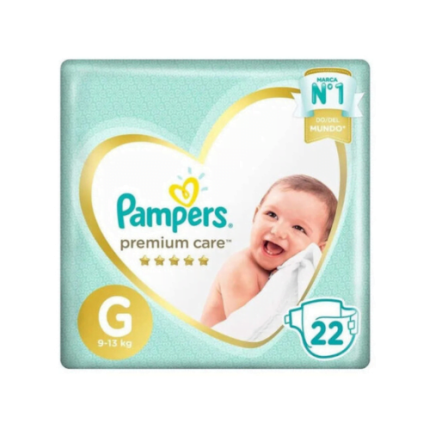 Pañales Pampers Premium Mega Care Talle G